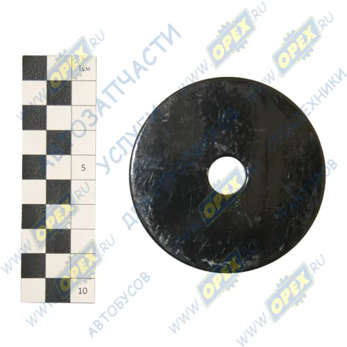 4370-1001056 Пластина (сталь) ф16х80х3 подушки передней опоры двигателя МАЗ-4370 шайба Волмет1