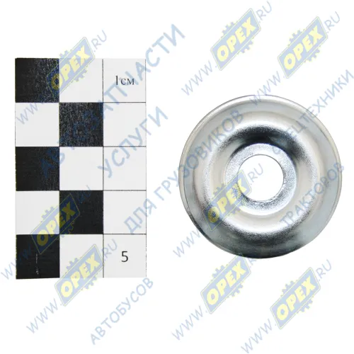 504В-6801122 Шайба тарельчатая ф11х37х1,5 h=5 (сталь), ГОСТ3057-90 Волмет1