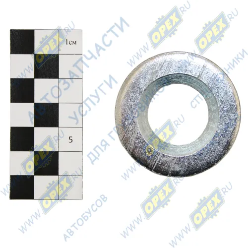 500A-2905420 Шайба С/И плоская (сталь) ф25х52х5 втулки амортизатора упорная, с внутр.конусом под втулку Волмет