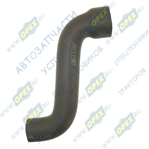 C41RB3-1303025 Шланг (патрубок) кривой (2 изг.) ф38х48/ф50х60 L=320 радиатора ГАЗон Некст (10тонн) Евро-5 нижний ВПТ1