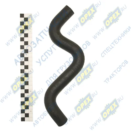 2705.8101022 Шланг (патрубок) кривой (3 изг.) ф20х29 L=380 отопителя Газель Бизнес отводящий ВПТ1