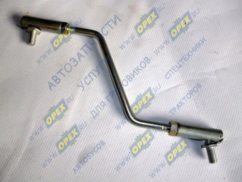 3309-1108035-10 Тяга педали акселератора L=290 регулир.с наконечн,изогнутуя нижняя ГАЗ-3309,33081,ВАЛДАЙ (320х25х11 ГАЗ