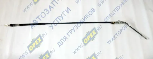 3307-3508181 Трос ручного тормоза задний левый ГАЗ-3307 ф5 L=1500 с наконечником,кронштейном,в оплетке (821х0х0) ГАЗ