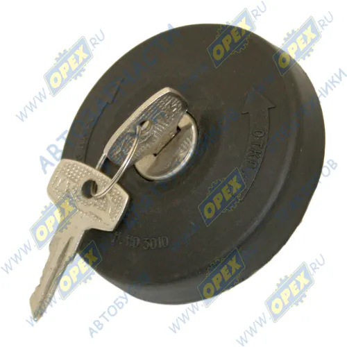 11.1103010 Пробка (крышка) топливного бака ф78 h=23 с ключом ГАЗ-3110,31105,Волга; черная ГАЗ1