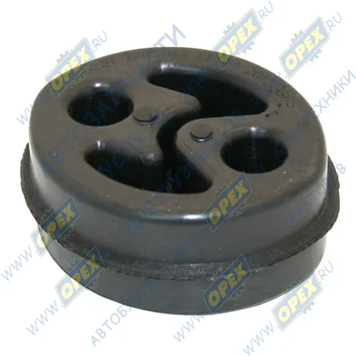 3221-1203163 Подушка (амортизатор) L=52х75 h=23 2отв.ф12 глушителя; Н/О РТИ Газон,Газель Бизнес,Некст,Соболь,ГАЗ-3307,3308,3309 ГАЗ