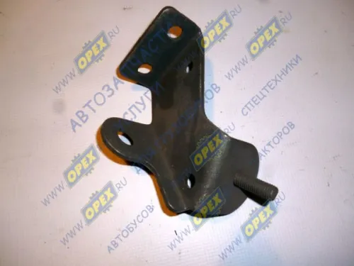 3102-2804016 Кронштейн L=175х60 4отв.ф8,шпилька М10х1,5 заднего буфера правый в сборе (126х98х82); в сборе с шпилькой (126х98х82) ГАЗ