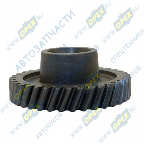 3309-1701059-01 Шестерня 4-й передачи промвала КПП z=35; фвнутр=51; h=60 (косой зуб) ГАЗ-3307,3309,3308,33104,33106,Валдай (0х0х59) ГАЗ2