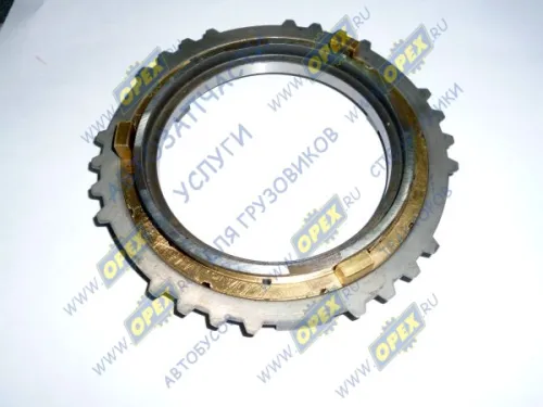 33104-1701178 Кольцо С/И (сталь) 82х121 , h=13 , Zнар.=24 с латунн. кольцом в СБ. блокирующие синхронизатора ГАЗ-3307,3308,3309,33104,Валдай ГАЗ