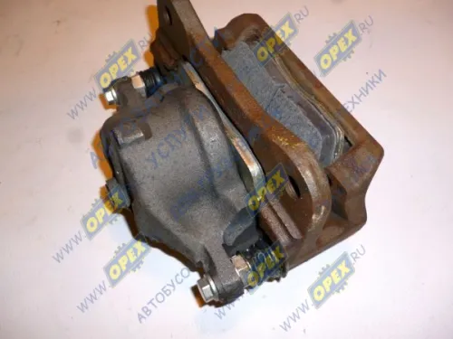 2217-3501137 Скоба (суппорт) переднего дискового тормоза левая в сборе с колодками Соболь ГАЗ-2217,2752,23107,27527,ГАЗель ГАЗ-33029 (185х120х143) ГАЗ