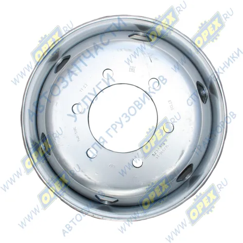 167.510.3101012-21ПП Диск колеса 6,75х19,5 (колесо в сб.) дисковое ГАЗон Некст (Next),ПАЗ-3204,3237,HD120 ЕТ135 6 шпилек,бескамерный ГАЗ1