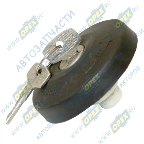 11.1103010 Пробка (крышка) топливного бака ф78 h=23 с ключом ГАЗ-3110,31105,Волга; черная ГАЗ