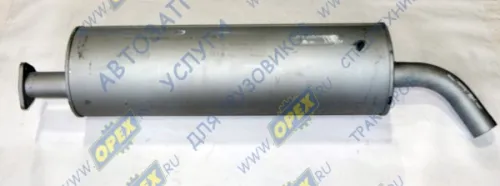 33106-1201008 Глушитель ГАЗон Некст,ГАЗ-3309 (дв.ЯМЗ,Cummins Евро-4),ГАЗ-33106,Валдай (дв.Cummins ISF 3.8) ГАЗ