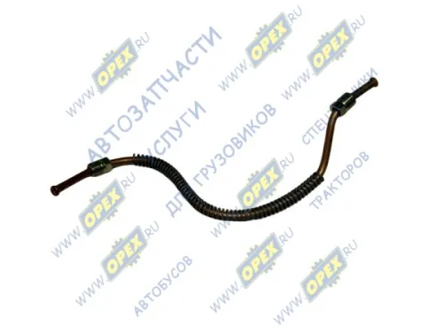 66-50-3506020-Р Трубка ф6; L=350 Ш=М12+К12/Ш=М12+К12 тормозная от тройника к левому тормозу ГАЗ-66,3308 ГАЗ