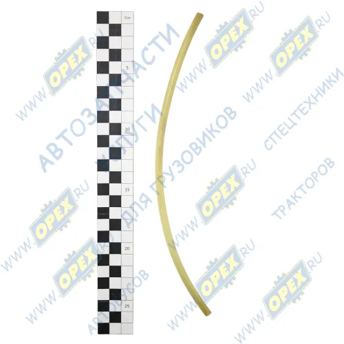 24-5208097 Трубка (шланг) ПВХ ф4х6 L=255мм омывателя прозрачная без наконеч. ГАЗ1