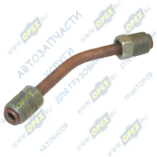 66-02-4224049 Трубка (медь) ф6; L=94 Ш=М12+К12/Ш=М12+К12 к шлангу подвода воздуха к задним колесам ГАЗ-66,3308 ГАЗ