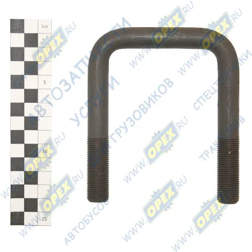 33027-2902408 Стремянка L=110х77 М16х1,5 передней,задней рессоры Газель,Соболь,Валдай,Газель,Газон Некст; голая ГАЗ
