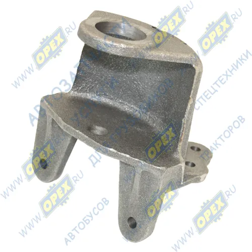 33027-2902445 Кронштейн передней рессоры передний левый (чугун) L=180х155; 1отв.ф45 Газель полный привод ГАЗ1