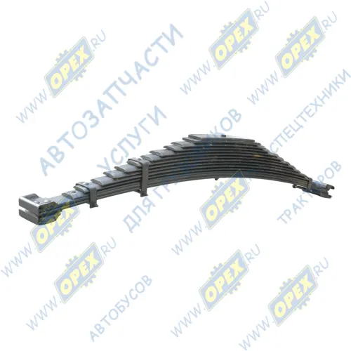 53-12-2912012-02 Рессора задняя для ГАЗ 3307, 3309, Газон Next 13 листов; (14 листов) (L=1600х65, с чашками) ГАЗ-53,3307,3309,ГАЗон Некст ГАЗ1