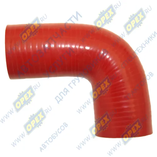 3309-1172112 Шланг (патрубок) кривой (1 изг.) ф70х80 L=320 охладителя угловой ГАЗ-33081,3309,33096 ГАЗ1