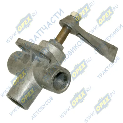 Г-66-71-1104160 Кран тройной ПП8-Т Рвнутр=М16х1,5/М16х1,5/М16х1,5 (переключения баков) (80х55х97) ГАЗ