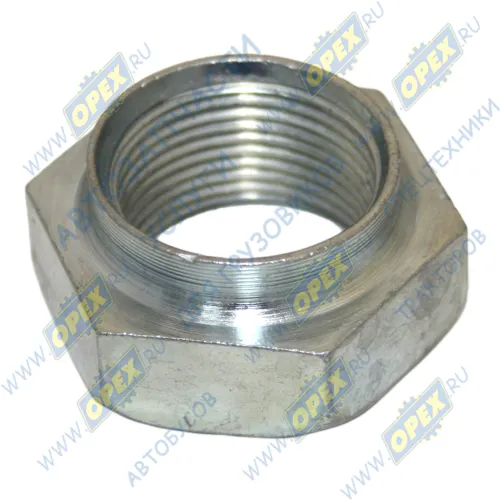 459.9524411 Гайка ГОСТ-8918 М24х1,5; (обжимная)  передней ступицы ГАЗ-3110, ГАЗель,Соболь 4х4, редуктора заднего моста ГАЗон Некст ГАЗ