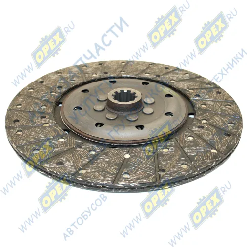 БВЗ-972271 Диск сцепления ведомый фшлица=38х6; ф350; шлиц=10; фшлица=38х6, ПАЗ-32053,4230,ГАЗ (дв.ММЗ Д-245) под лепест.корзину ГАЗ1