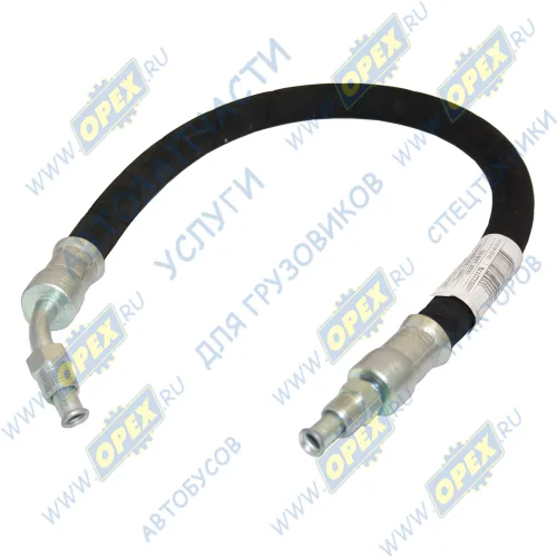 33097-3408150 Рукав ВД (шланг) L=685 Ш=М16+К17/Ш=М16+К17 1 фитинг 90 гр. ГУРа прямой нагнетательны ГАЗ