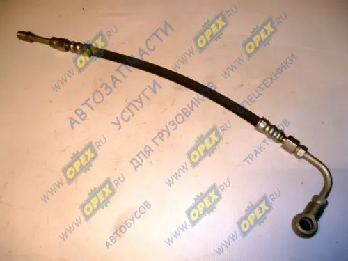 33104-3408150-01 Рукав ВД (шланг) L=600 Г=М16+К19(с трубк.ф10) нагнетательный ГУР ГАЗ-33104,Валдай ГАЗ