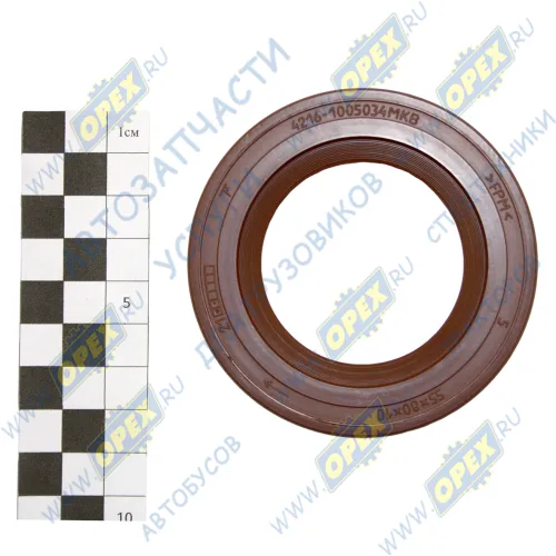 4216-1005034-МКВ Сальник (манжета) 55х80х10; (1.2-55х80х10) дв.ЗМЗ-402,410,511,513,523,73,УМЗ-4216, А274,Газель Некст,Бизнес ГАЗ1