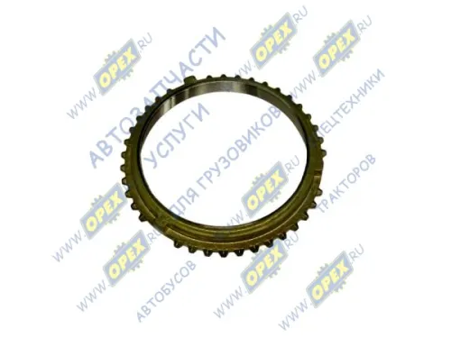 31029-1701179 Кольцо (латунь) блокирующее синхронизатора Газ-3302,Газель,Волга z=42 D=88х68 зубчат.рельеф на перв.вал КПП (0х0х10) ГАЗ