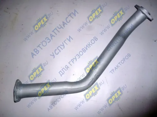 33081-1203238-10 Труба промежуточная (сталь) Ф64,L=870, флан 2 отв, М10/флан 3 отв, М10 (693х477х2 ГАЗ