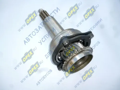 3309-1701022 Вал первичный КПП L=340 шлиц=10 Z=17/Z=30 крышка ф55 ГАЗ-3309,33081,33104 (дв.ММЗ Д-245) (334х0х0) ГАЗ