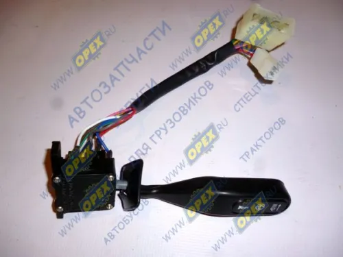 3302-3709200 Переключатель стеклоочистителя 12-24v 7+2контакт. без кнопки,Газель,Соболь 125.3709 (280х178х95) ГАЗ