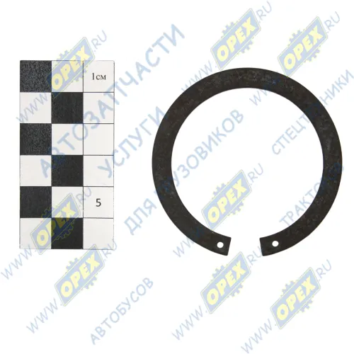4598360-080 Кольцо стопор. наружн.(на вал) без ушек ф48х58х1.5 Б52 сталь (0х0х2) вторичного вала КПП ГАЗон Нест ГАЗ