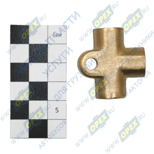 24-3506131-01 Фитинг Тройник Рвнутр=М10х1,5/М10х1,5/М10х1,5 L=35х40 тормозных трубок,передний Газель,Соболь,ГАЗ-3308 ГАЗ1