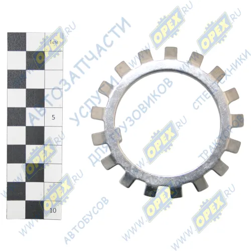 .МВ11 Шайба (сталь) ф55х80х2 нар.зубья+1 вн.ус стопорная ступицы ЗМ Газель Некст 4,6т. ГАЗ