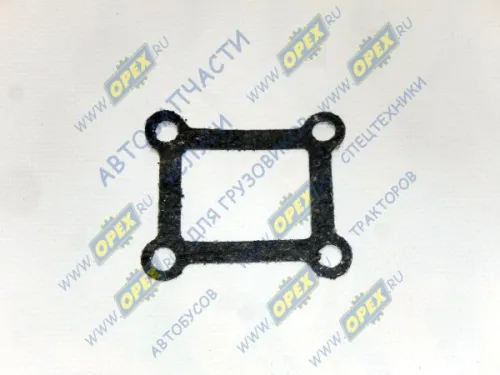 421.1003084 Прокладка прямоуг. 70х80; 4отв.ф9, ГБЦ, задняя 402 (к печке) внутр.прямоуг. , разная конфигурация ГАЗ
