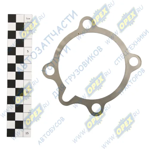 66-40-1802099 Прокладка регулировочная (сталь) ф97х106х0,08; фвнутр=80; 4отв.ф11 крышки подшипника вала привода переднего моста РК ГАЗ