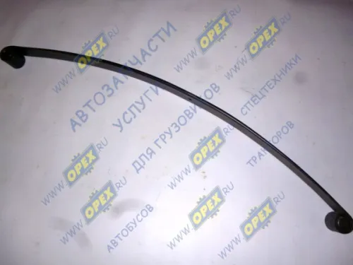 3302-2912100-01 Лист №1 рессоры ГАЗ задней 2-х листовой (L=1500х75х15) с шарнирами ГАЗ-3302 Газель Бизнес ГАЗ