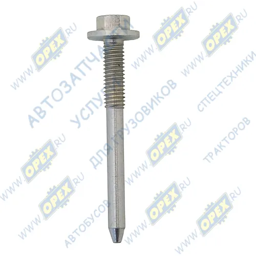 С41R11.3711039 Болт С/И М6х54х1 Р=18 К=8 фланцевый резьба у головки конец конус специальный крепления фар ГАЗон Некст ГАЗ