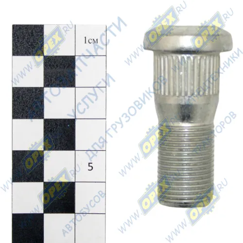 3302-3103008 Болт С/И М18х48х1,5 Р=27 круглая головка с лыской (шпилька) переднего колеса Газель Бизнес,Некст (60х0х0) ГАЗ