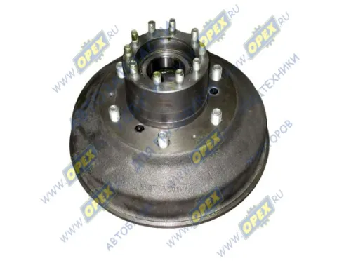 3308-3103011-10 Ступица и тормозной барабан задняя с подшипниками в сборе левая ГАЗ-3308 с АБС ГАЗ