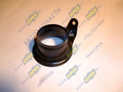 24-10-1109193 Патрубок (сталь) ф48х76; L=130; h=40; 1отв.ф7 воздухозаборный с держателем (108х76х38) ГАЗ