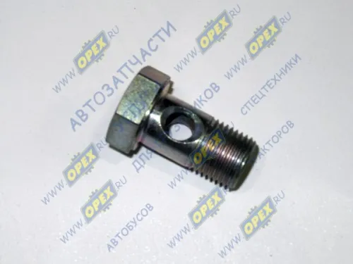 С41R11-3408100 Болт-штуцер C/И,М16х30х1.5,Р=15,К=22,полый,1отв.ф8 нагнетательного шланга ГУР ГАЗон Некст,Газель Некст,Валдай Некст,Газель ГАЗ