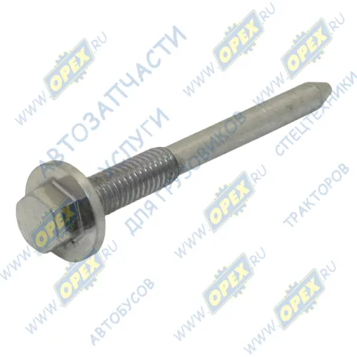 С41R11.3711039 Болт С/И М6х54х1 Р=18 К=8 фланцевый резьба у головки конец конус специальный крепления фар ГАЗон Некст ГАЗ1