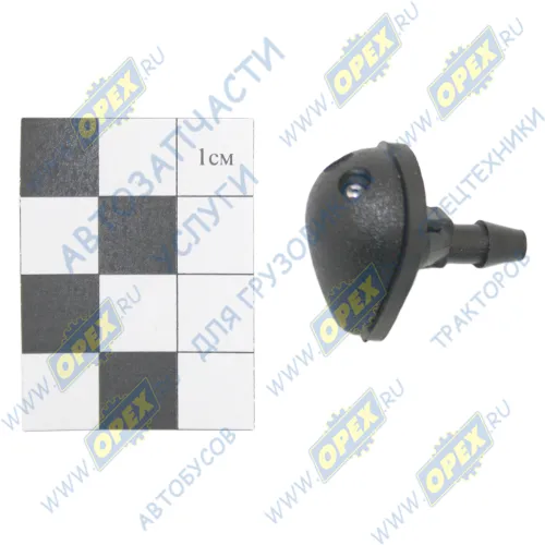 1202.5208500-01 Жиклер (ПВХ) L=29; 2 форсунки (капля) омывателя стекла ГАЗ Бизнес,3302,2705, Валдай, двойной ГАЗ1