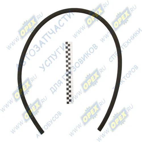 66-3408180-01 Шланг ШО (патрубок) ф10х18 L=1410 без штуцеров ГУР бачка (сливной) РТИ (1370х0х0) ГАЗ1