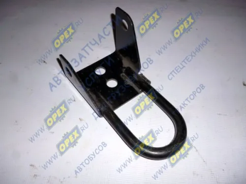 2217-2806082 Кронштейн буксирный L=94х94 4отв.ф14 П-образн,правый с петлей ГАЗ 3302,2705,2217 (173х94х82) ГАЗ