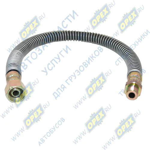 С41R11.3506025-01 Шланг тормозной L=580 Г=М20+К24/Ш=М16+К22 тормозной задний ГАЗон Некст; в оплетке ГАЗ