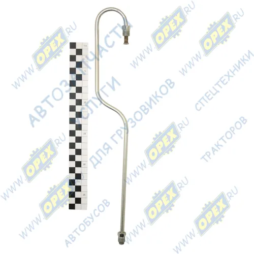 33097-3408030 Трубка (сталь) ф6; L=490 Ш=М12+К12/Ш=М12+К12 от клапана управления (375х57х35) ГАЗ1